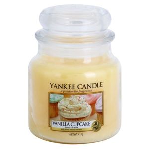 Yankee Candle Vanilla Cupcake vonná sviečka Classic stredná 411 g
