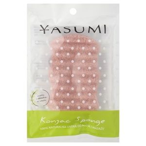 Yasumi Konjak Lycopene jemná umývacia hubka pre suchú a citlivú pokožku veľkosť L